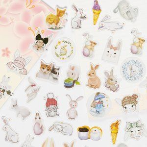 46 pcs Bunnies Stickers